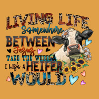 Living Life Somewhere Between Jesus Take The Wheel Premium Hoodie | Teevron