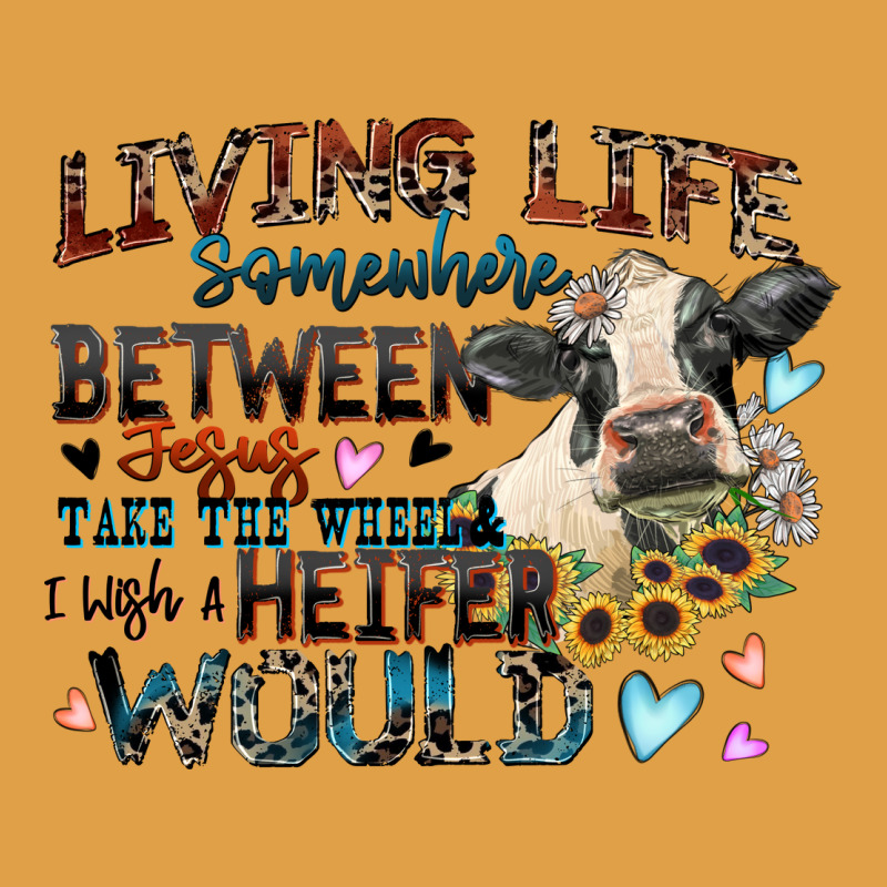 Living Life Somewhere Between Jesus Take The Wheel Premium Hoodie by Zillion Design Studio | Teevron