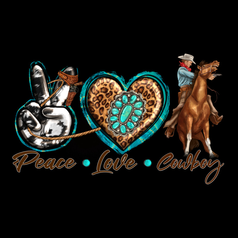 Peace Love Cowboy Urban Hoodie by texasbilliewilder | Teevron