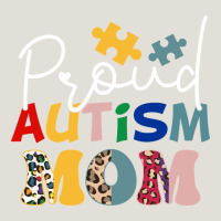 Proud Autism Mom Leopard Pattern Design Autism Awa Heavy Core Tee | Teevron
