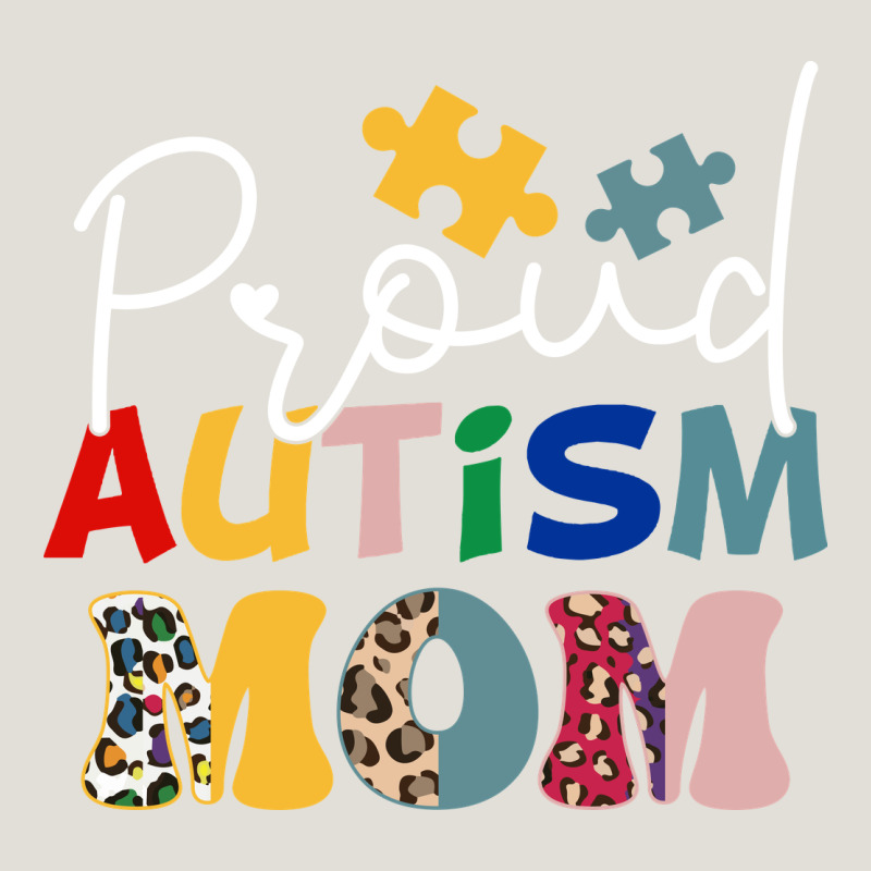 Proud Autism Mom Leopard Pattern Design Autism Awa Heavy Core Tee by CowhideDigitalArt | Teevron