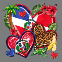 Dominican Republic  Hearts Premium Hoodie | Teevron