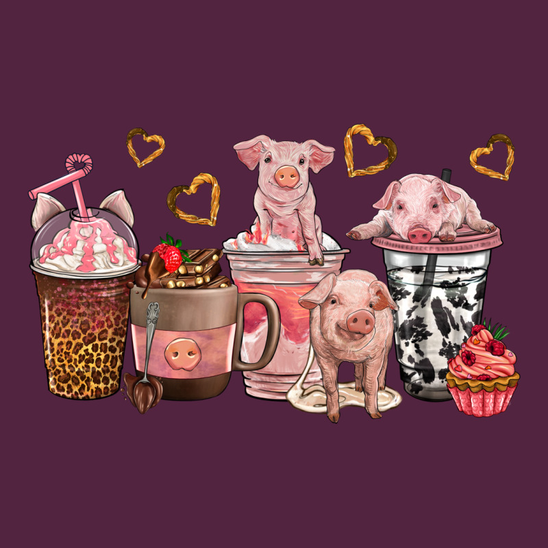 Pigs Coffee Cups Urban Hoodie by texasbilliewilder | Teevron