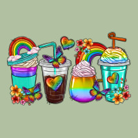 Rainbow Coffee Cups Urban Hoodie | Teevron