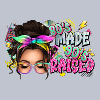 80s Made 90s Raised Messy Bun Premium Hoodie | Teevron