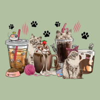 Siberian Cat Coffee Cups Urban Hoodie | Teevron