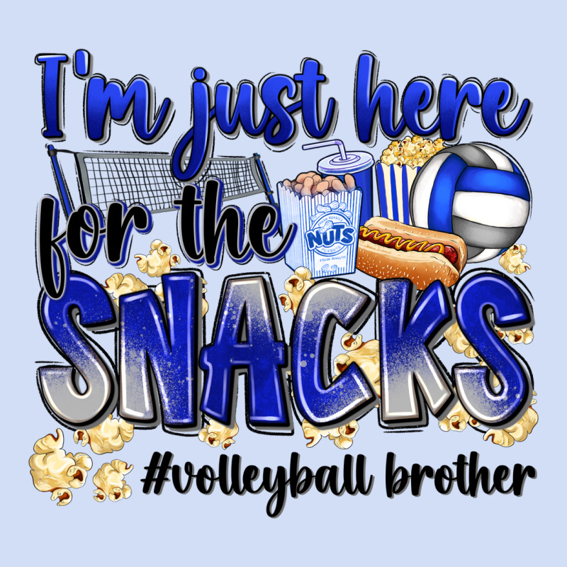 Im Just Here For The Snacks Volleyball Brother Urban Hoodie by Zillion Design Studio | Teevron