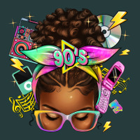 90s Afro Messy Bun Premium Hoodie | Teevron