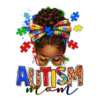 autism mom afro messy bun | Teevron