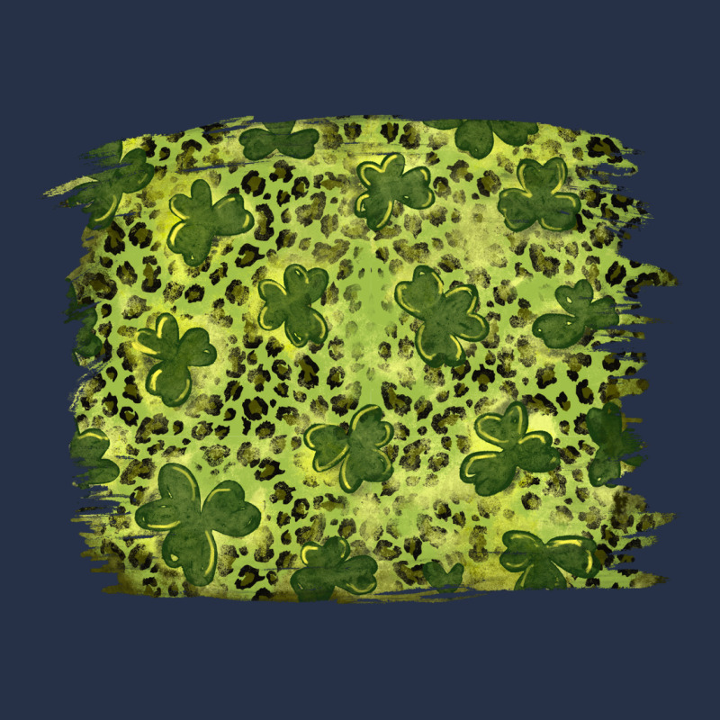 St Patrick's Day Shamrock Leopard Background Premium Hoodie by RanaPortraitStore | Teevron