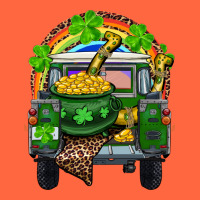 St Patrick's Day Truck With Pot Of Gold Horseshoe And Rainbow Premium Hoodie | Teevron