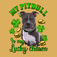 St. Patrick's Day My Pitbull Is My Lucky Charm Premium Hoodie | Teevron