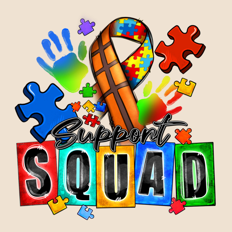 Basketball Support Squad Autism Urban Hoodie by Zillion Design Studio | Teevron