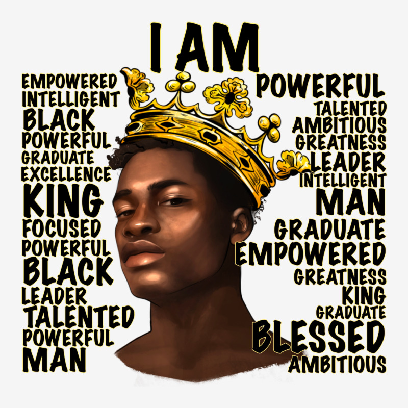 Afro Man Black King I Am Urban Hoodie by texasbilliewilder | Teevron