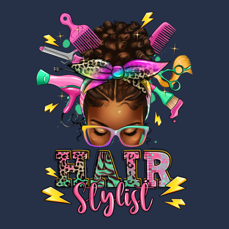 Hair Stylist Afro Messy Bun Premium Hoodie by texasbilliewilder | Teevron