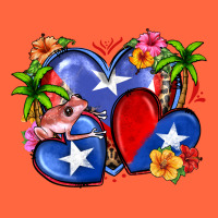 Puerto Rico Hearts Premium Hoodie | Teevron