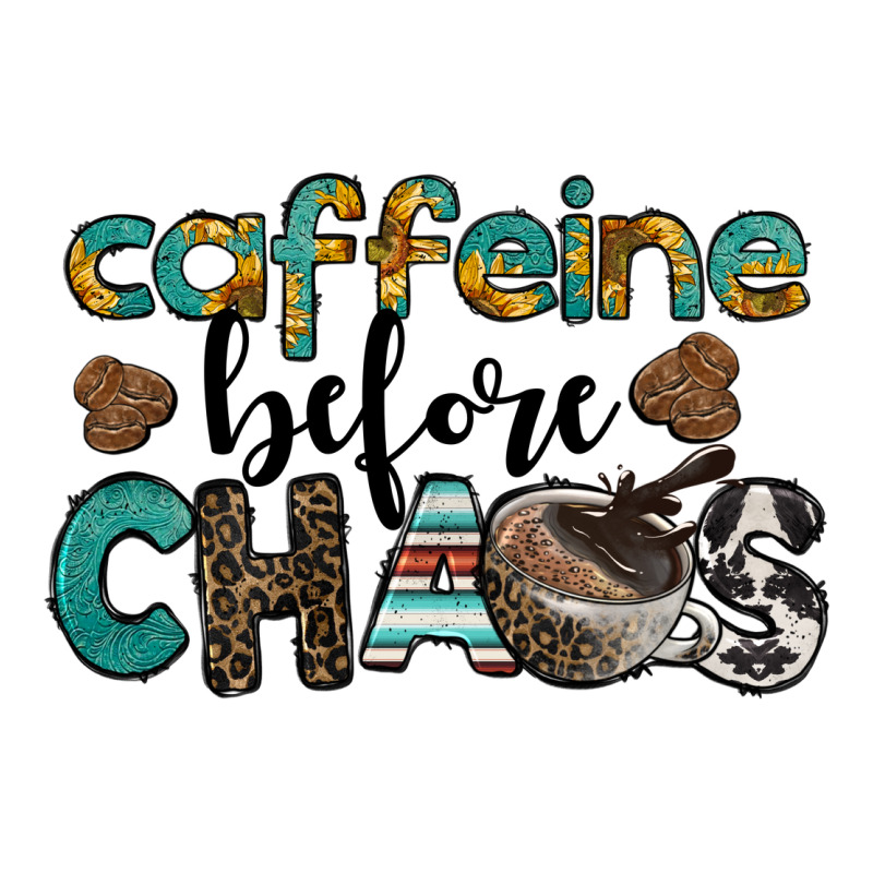 Western Caffeine Before Chaos Long Sleeve Tee by BarkalooDesign | Teevron