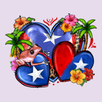 Puerto Rico Hearts Premium Hoodie | Teevron