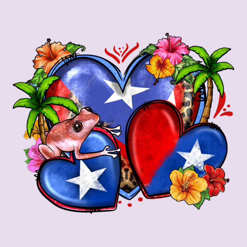 Puerto Rico Hearts Premium Hoodie by Zillion Design Studio | Teevron