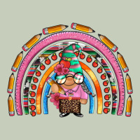Teacher Gnome Rainbow Ladies Tee | Teevron
