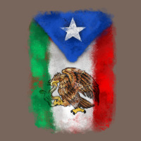 Mexico And Puerto Rico Flag Premium Hoodie | Teevron