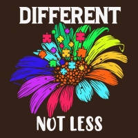 Different Not Less Daisy Autism Puzzle Heavy Core Tee | Teevron