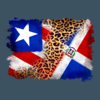 Puerto Rico And Dominican Republic Flag Urban Heavy Tee | Teevron