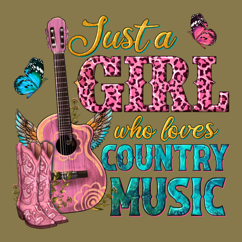 Just A Girl Who Loves Country Music Premium Hoodie by texasbilliewilder | Teevron