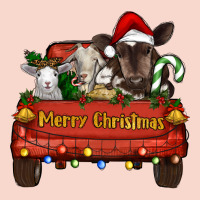 Merry Christmas Truck Farm Animals Urban Hoodie | Teevron