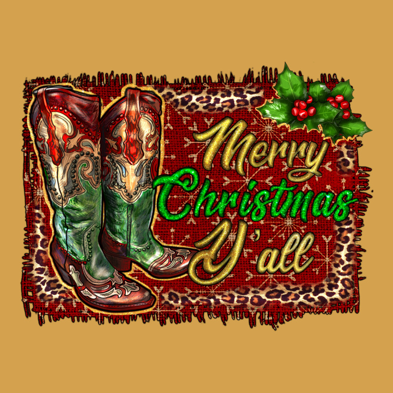 Merry Christmas Y'all Boots Urban Hoodie by RanaPortraitStore | Teevron