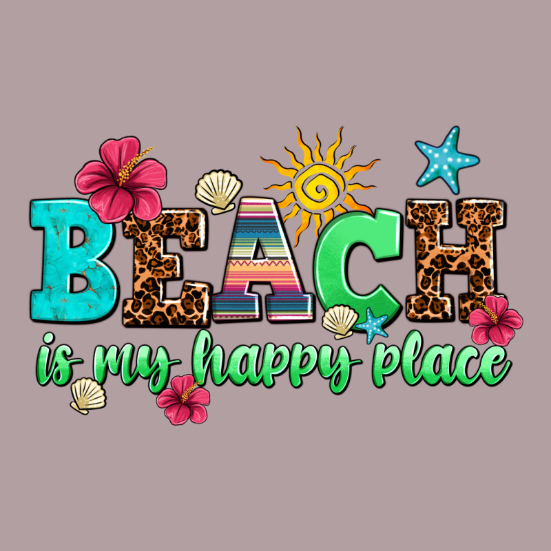 Beach Is My Happy Place Vintage Hoodie by AdoDesignShop | Teevron