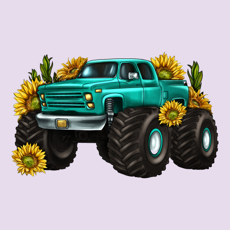 Monster Truck With Sunflower Western Premium Hoodie by texasbilliewilder | Teevron