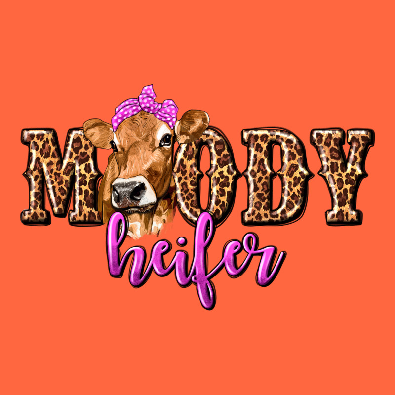 Moody Heifer With Leopard Tbw Premium Hoodie by texasbilliewilder | Teevron