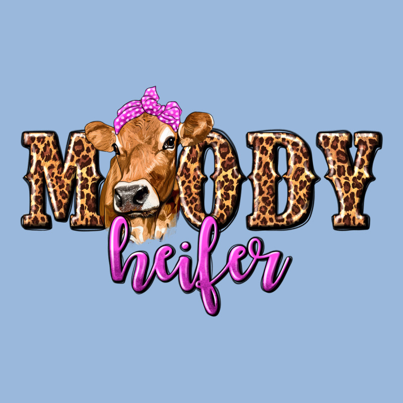 Moody Heifer With Leopard Tbw Premium Hoodie by texasbilliewilder | Teevron