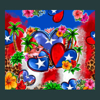 Puerto Rico Hearts Premium Hoodie | Teevron