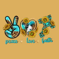 Peace Love Faith Premium Hoodie | Teevron