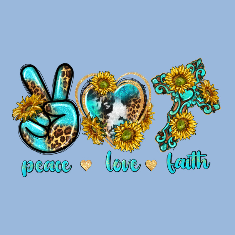 Peace Love Faith Premium Hoodie by texasbilliewilder | Teevron