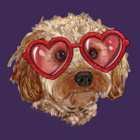 Toy Poodle With Love Glasses Premium Hoodie | Teevron