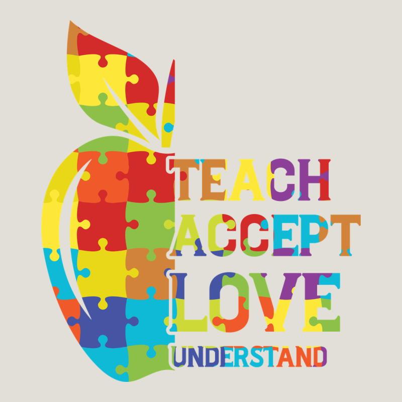Autism Teach Accept Understand Love Heavy Core Tee by CowhideDigitalArt | Teevron