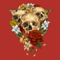 Triangle Flower Skeletons Premium Hoodie | Teevron