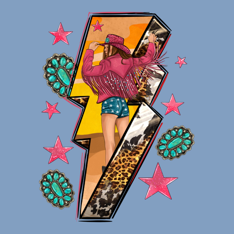 Cowgirl With Lightning Bolt Urban Hoodie by texasbilliewilder | Teevron