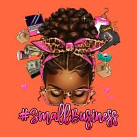 Small Business Afro Messy Bun Premium Hoodie | Teevron