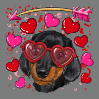 Valentine's Day  Dachshund Puppy Premium Hoodie | Teevron