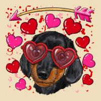 Valentine's Day  Dachshund Puppy Premium Hoodie | Teevron