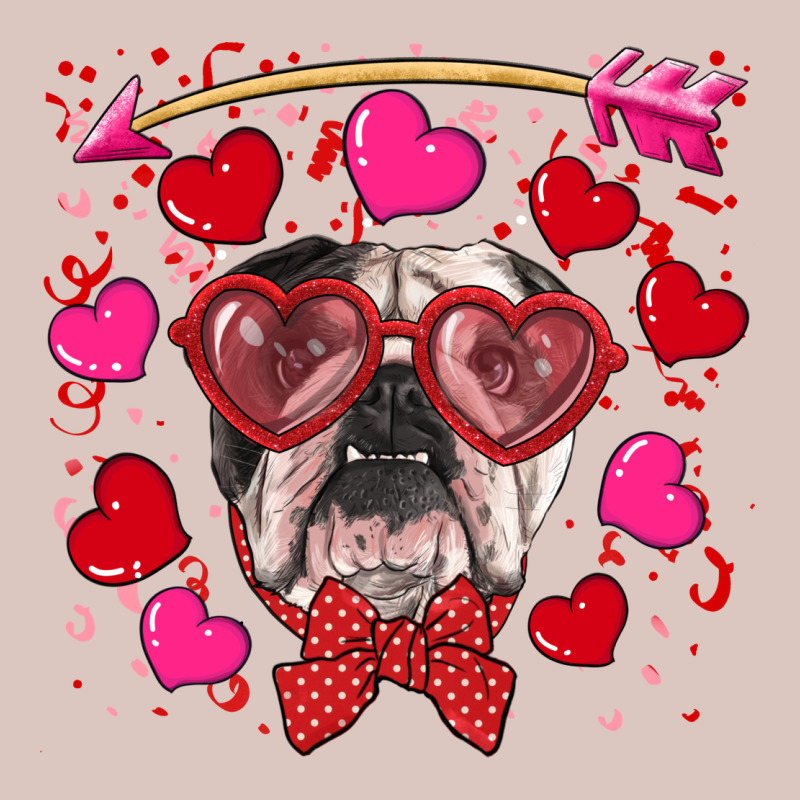 Valentine's Day  English Bulldog Premium Hoodie by RanaPortraitStore | Teevron