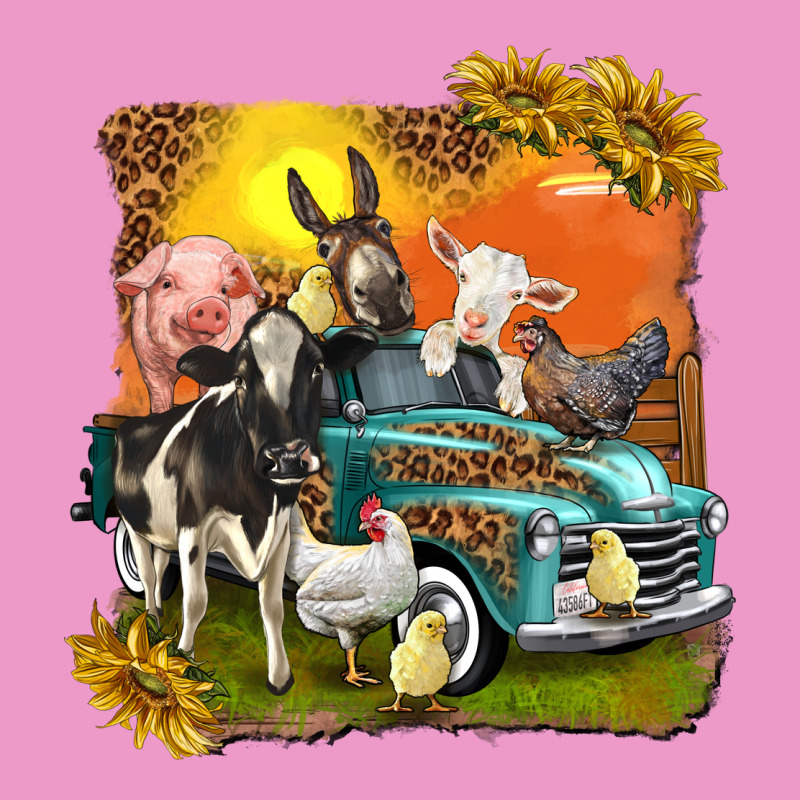 Farm Truck With Farm Animals Urban Hoodie by texasbilliewilder | Teevron