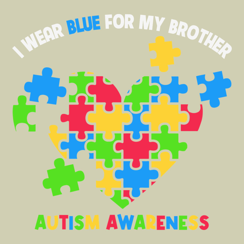 Wear Blue For My Brother Autism Heavy Core Tee by CowhideDigitalArt | Teevron