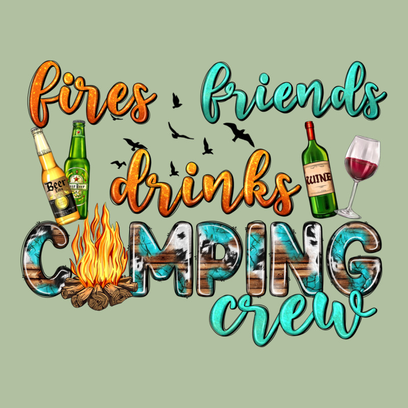 Fires Friends Drinks Camping Crew Urban Hoodie by texasbilliewilder | Teevron