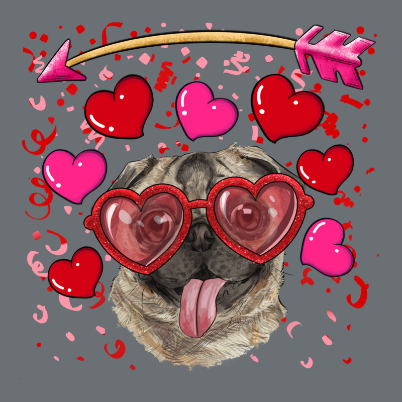 Valentine's Day  Pug Premium Hoodie by RanaPortraitStore | Teevron