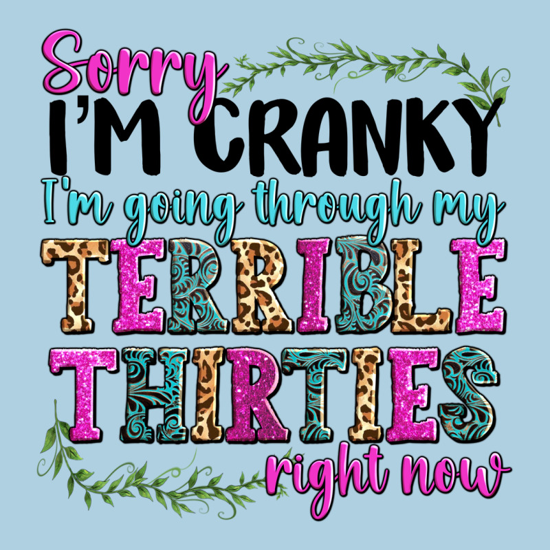 Sorry Im Cranky Im Going Through My Terrible Thirties Right Now Premium Hoodie by texasbilliewilder | Teevron